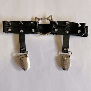 Kitty Cat Spikes Leg Garter Kpop Punk Goth Gen Z Mystery Box